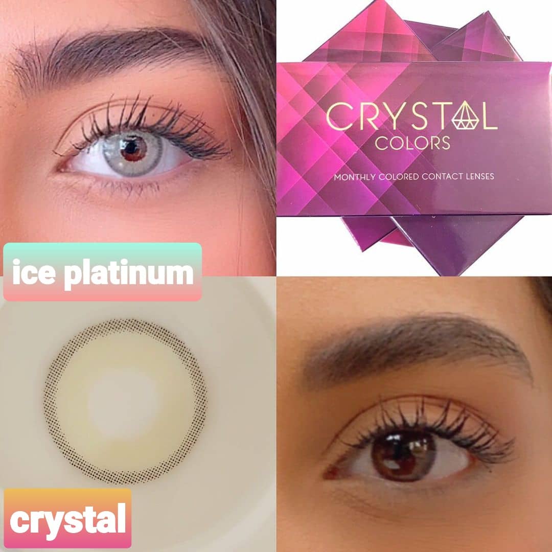 لنزرنگی فصلی کریستال کالرز - آیس پلاتینیوم - Image 2